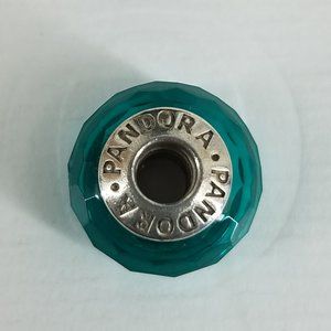 Pandora Murano Glass Charm Teal Green